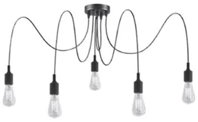 Hit sprzedaży Lampa wisząca Fix Multiple czarny E27 08408/05/30 - Lucide