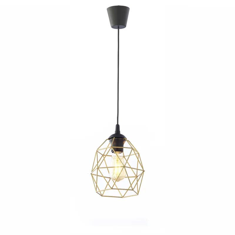 Lampa wisząca Galaxy Black/Gold 1x E27 - TK Lighting Ekspresowa dostawa
