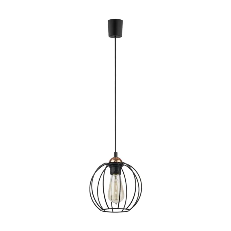 Darmowy zwrot Lampa wisząca Galaxy Czarny 1x E27 - TK Lighting