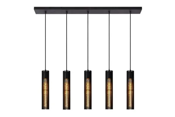 Zniżka Lampa wisząca Lionel czarny E27 73406/05/30 - Lucide
