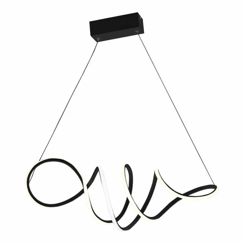 Lampa Wisząca Loca Black 56W Led Milagro Wyprzedaż