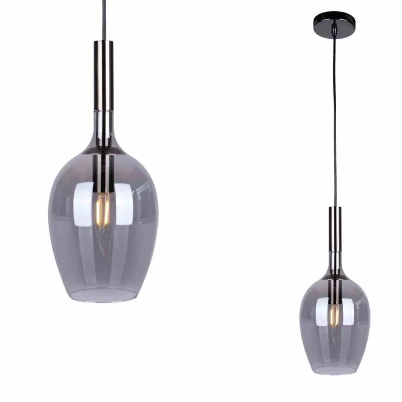 Lampa wisząca LUGANO SMOKED 1xE14 Tylko do końca tygodnia