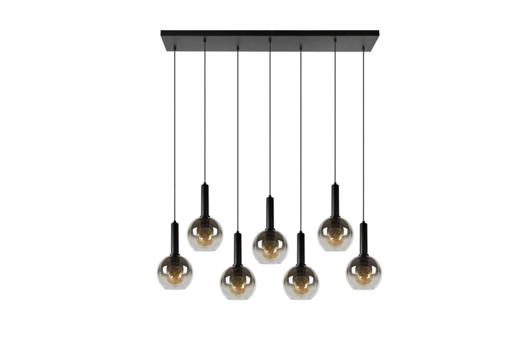 Łatwy zwrot Lampa wisząca Marius czarny E27 45402/07/30 - Lucide