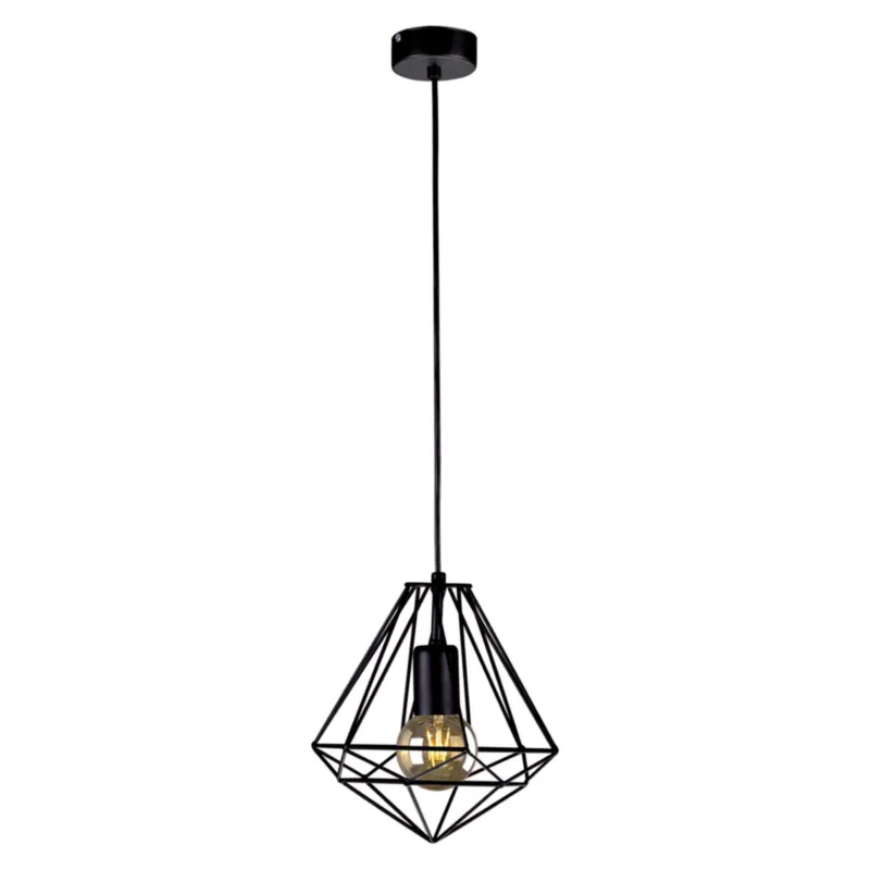 Wybór klientów Lampa wisząca MARKO K-4018 Czarny 1 źr., E27, 15W LED - Kaja