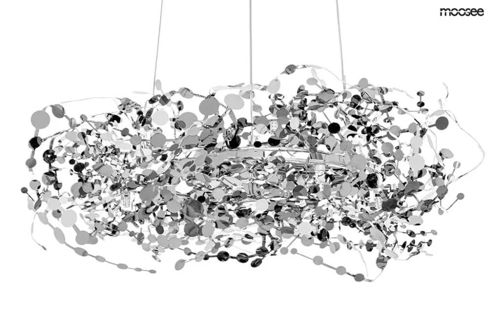 Tylko dziś Lampa wisząca MONETE 80 chrom – Moosee