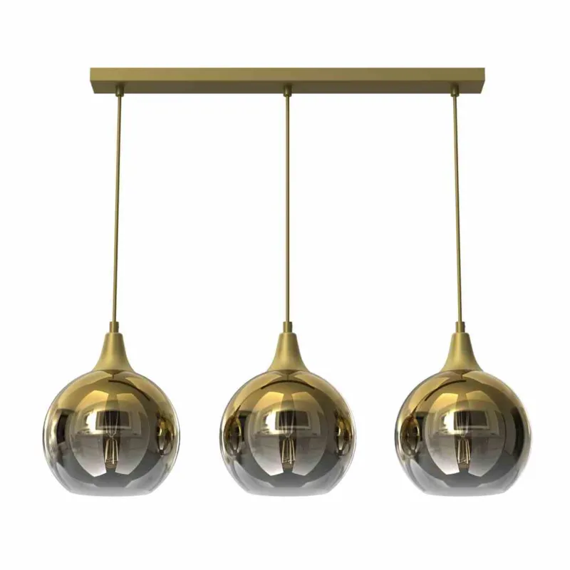Nie przegap Lampa Wisząca Monte Gold 3Xe27 Milagro
