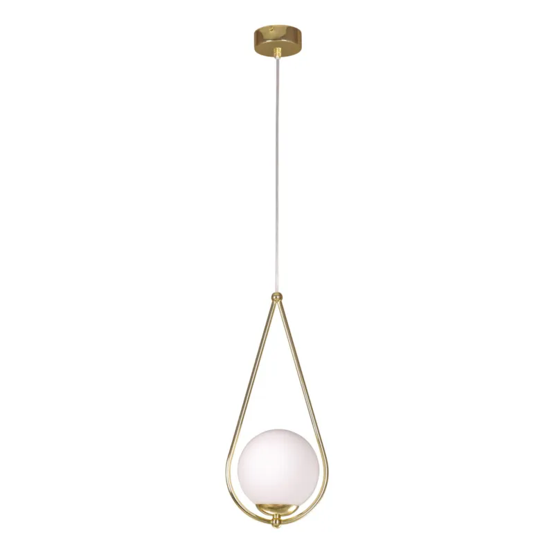 Lampa wisząca NEVE GOLD K-4775 Mosiądz 1 źr., E14, 10W LED - Kaja Kup online
