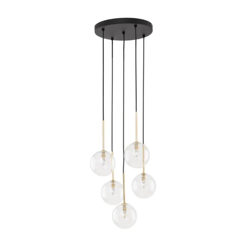 Bezpieczne zakupy Lampa wisząca Nilos Black / 5x G9 - TK Lighting