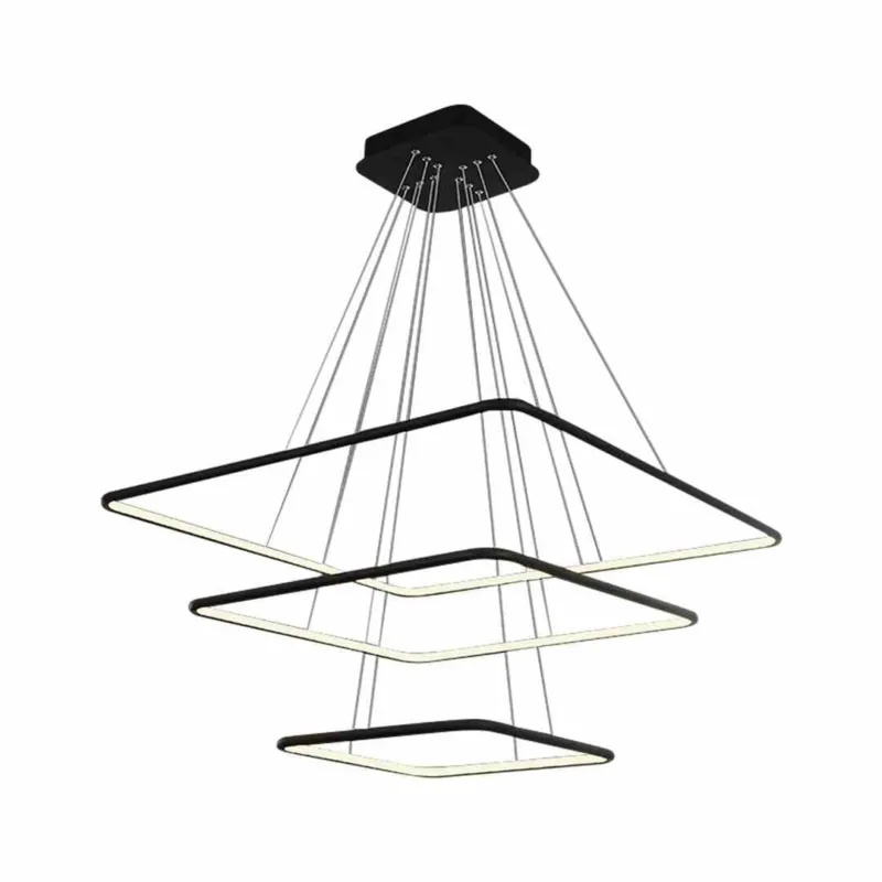 Popularny Lampa Wisząca Nix Black 117W Led Milagro