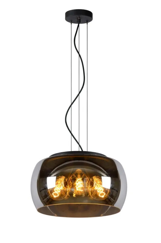 Lampa wisząca Olivia szary i odcienie szarości, czarny E27 45401/40/65 - Lucide Ostatnia szansa