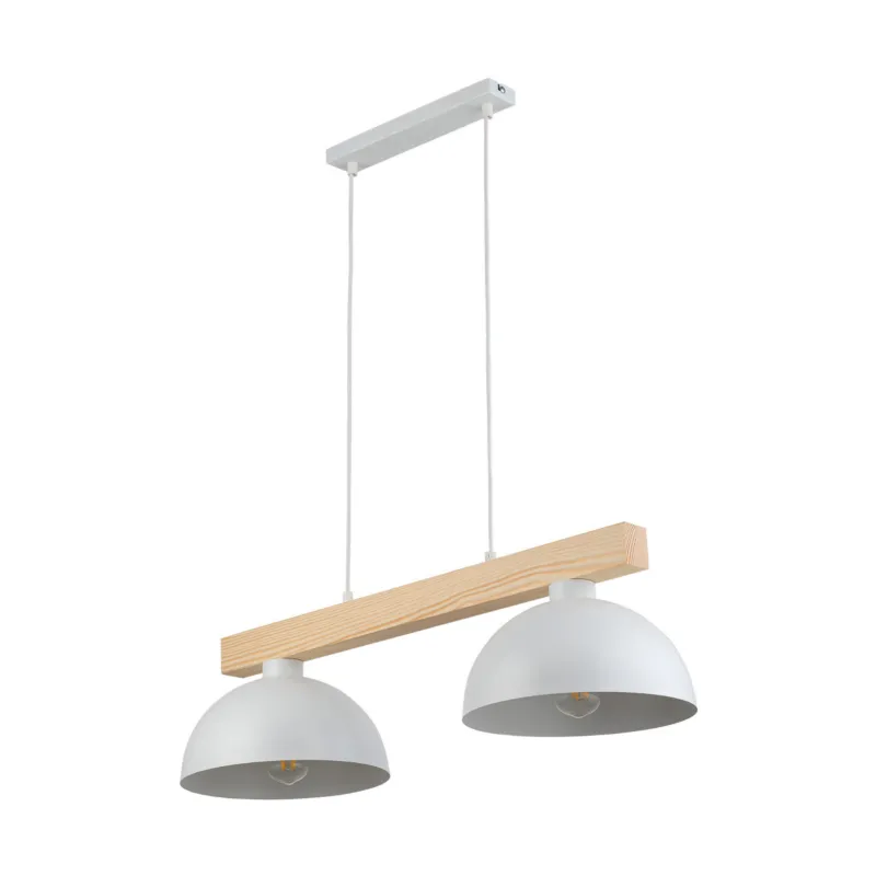 Szybka dostawa Lampa wisząca Oslo White 2x E27 - TK Lighting