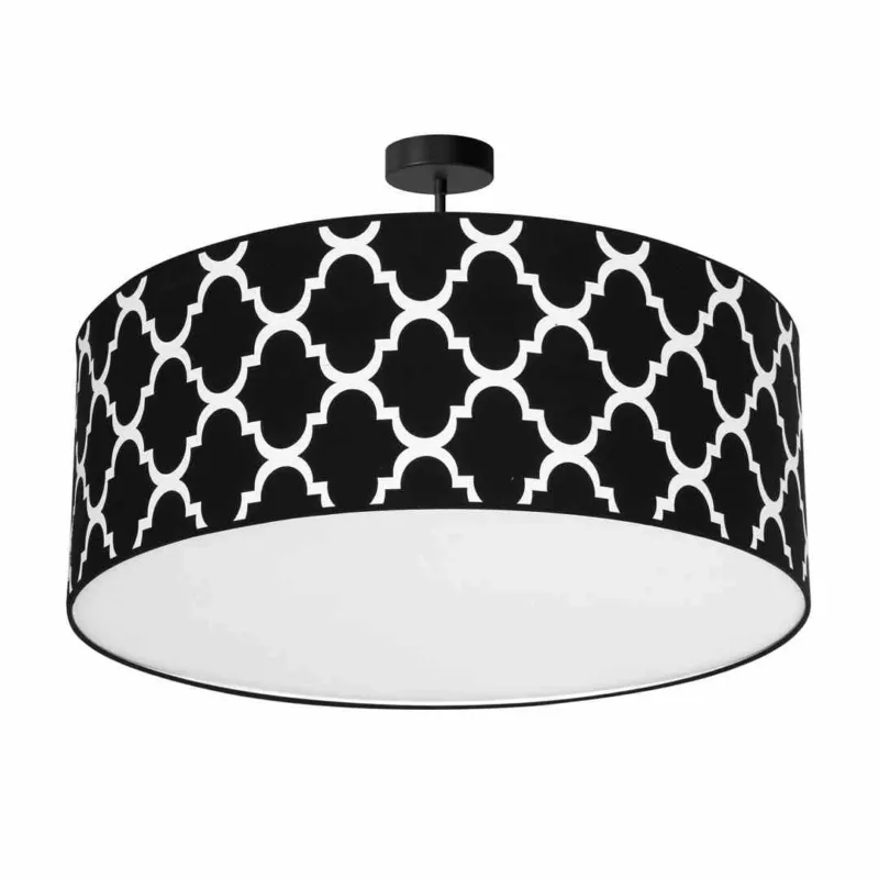 Lampa wisząca PIERRE BLACK 3xE27 Łatwy zwrot