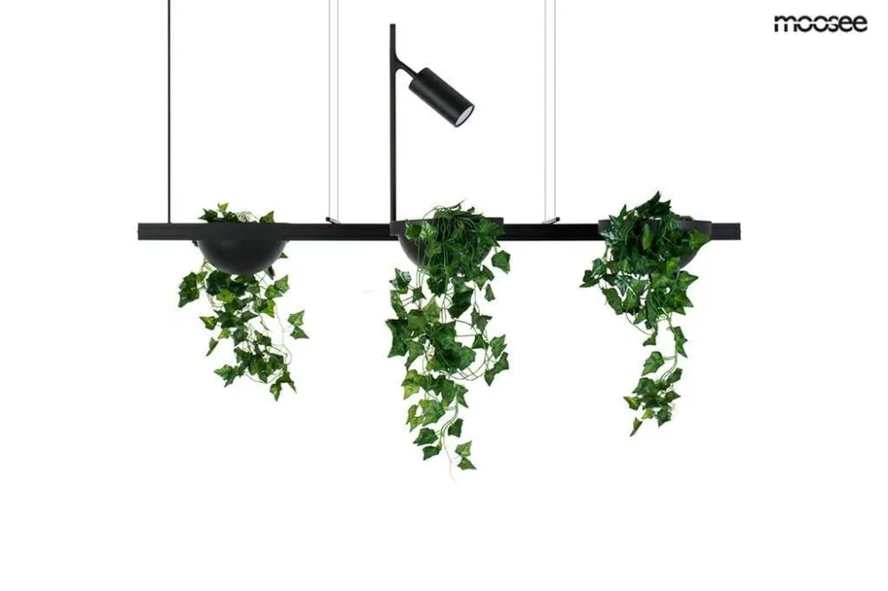 Hit sprzedaży Lampa wisząca PLANT LINE czarna – Moosee