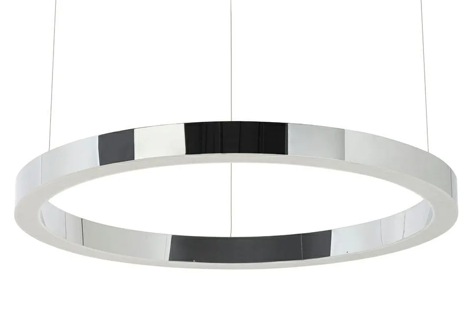 Lampa wisząca RING 80 srebrna – Moosee Okazja