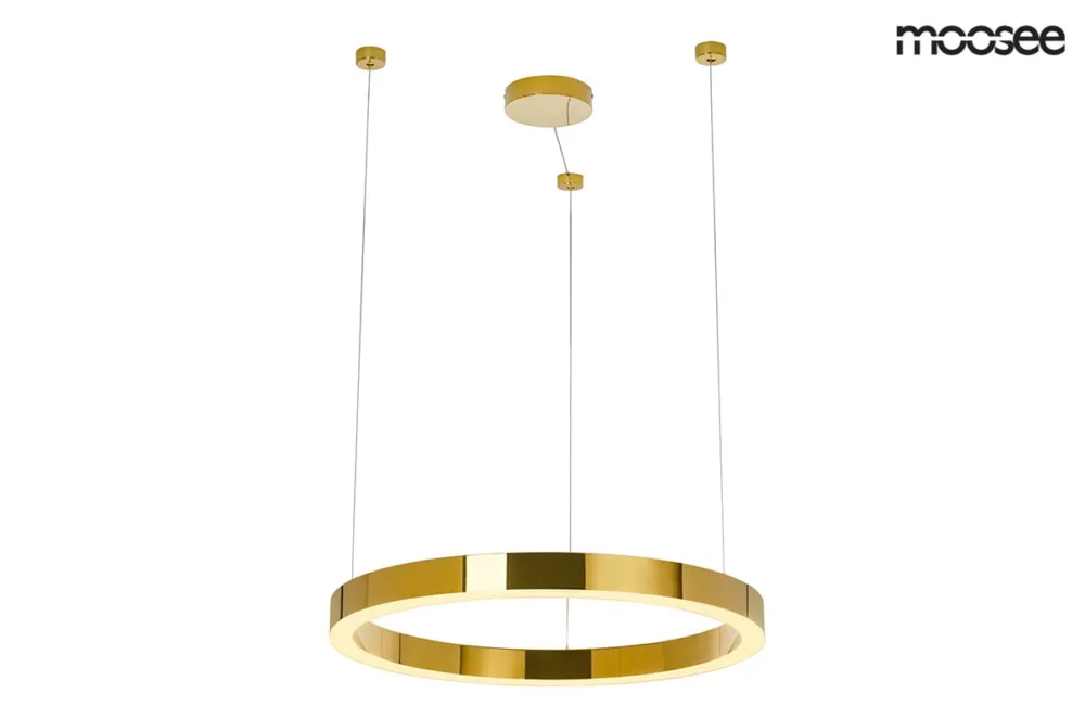 Lampa wisząca RING LUXURY 50 złota – Moosee Dostępne od ręki