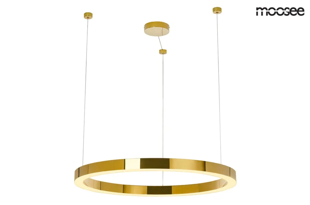 Dodaj do koszyka Lampa wisząca RING LUXURY 90 złota – Moosee