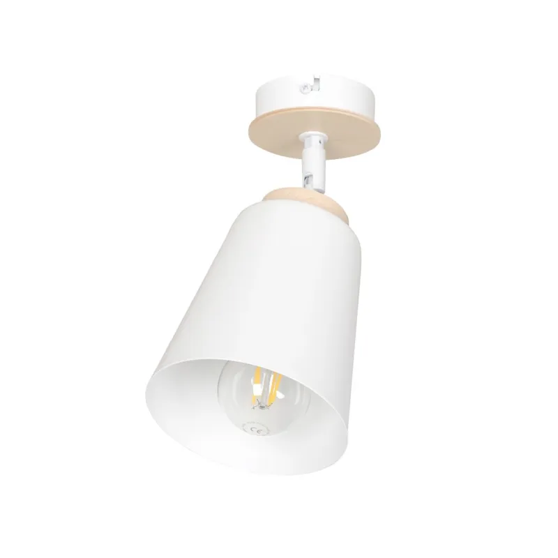 Darmowy zwrot Lampa sufitowa Emibig Atlas biała 1×E27