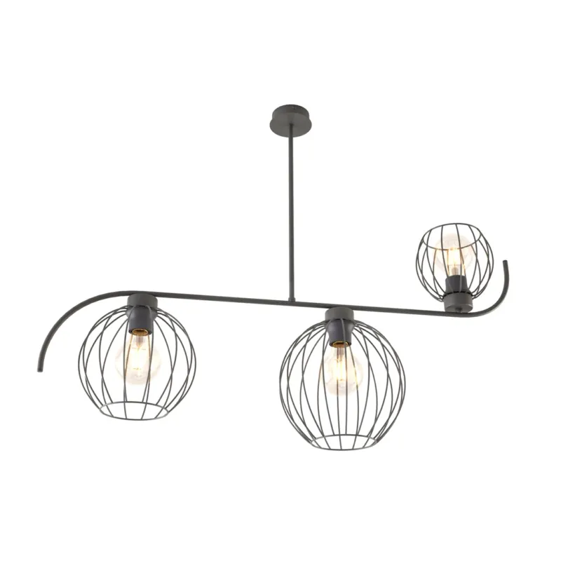 Do wyczerpania zapasów Lampa sufitowa Emibig Echo 3 czarna 3×E27
