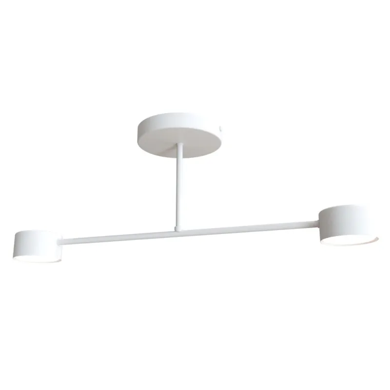 Tani Lampa sufitowa Emibig Halo 2 biała 2×GX53