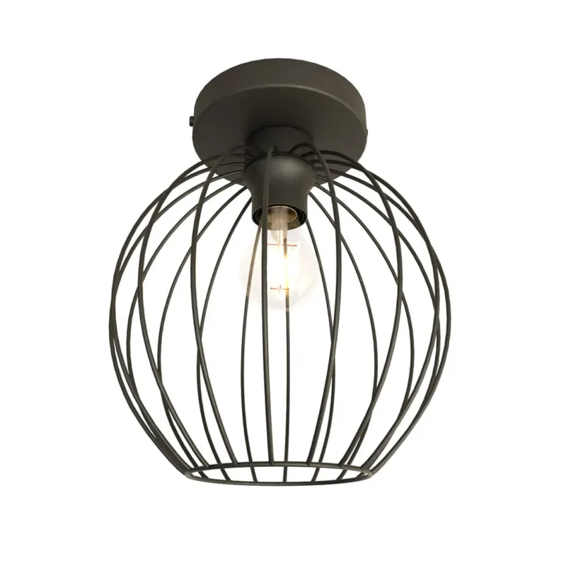 Nowy Lampa sufitowa Emibig Nest czarna 1×E27