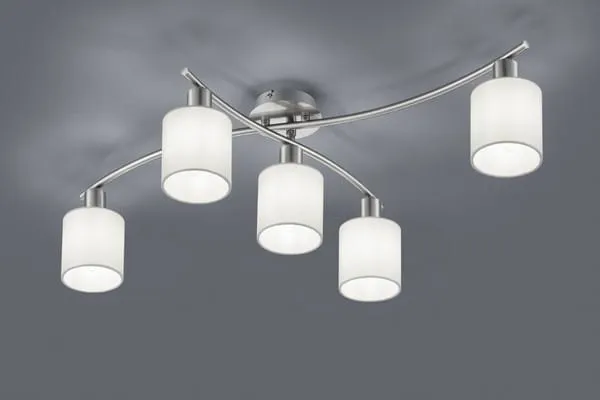 Tylko dziś Lampa sufitowa Garda srebrny i odcienie srebra, biały E14 605400501 - Trio