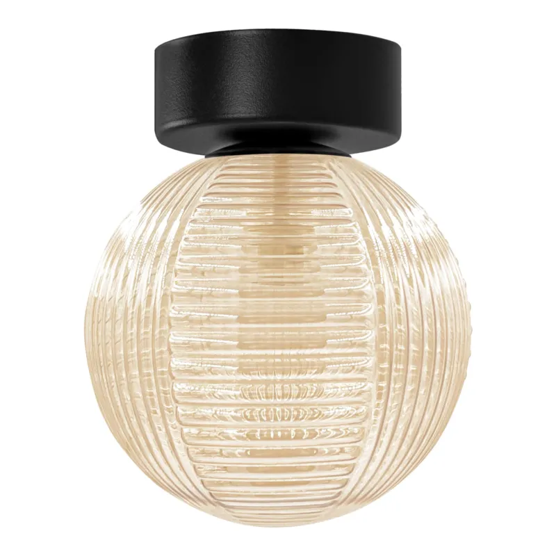 Łatwy zwrot Lampa sufitowa GIRO K-5686 Bursztynowy, czarny 1 źr., G9, 10W LED - Kaja
