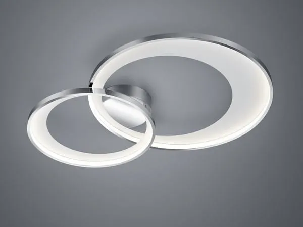 Lampa sufitowa Granada srebrny i odcienie srebra LED zintegrowany 673890206 - Trio Szybka dostawa