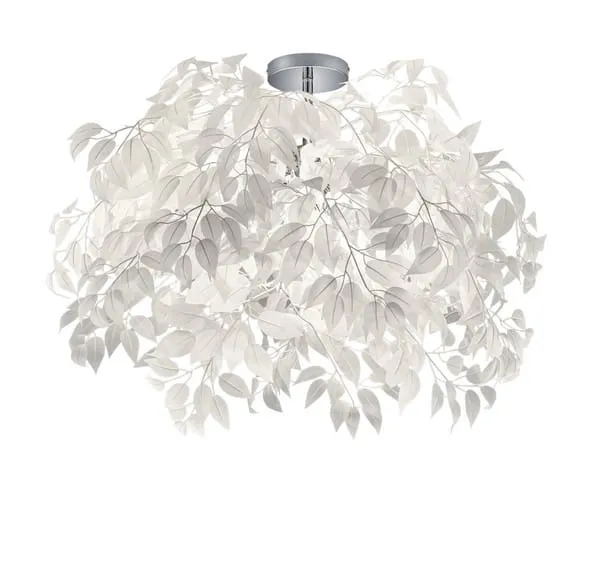 Lampa sufitowa Leavy srebrny i odcienie srebra, biały E14 R60463001 - RL Nowy
