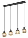 Lampa wisząca Tarifa czarny E27 362800432 - Trio Okazja