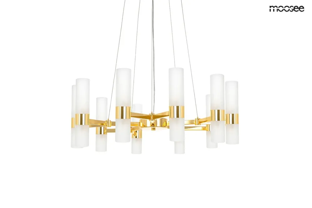 Szybka wysyłka Lampa wisząca TUBS 10 złota – Moosee