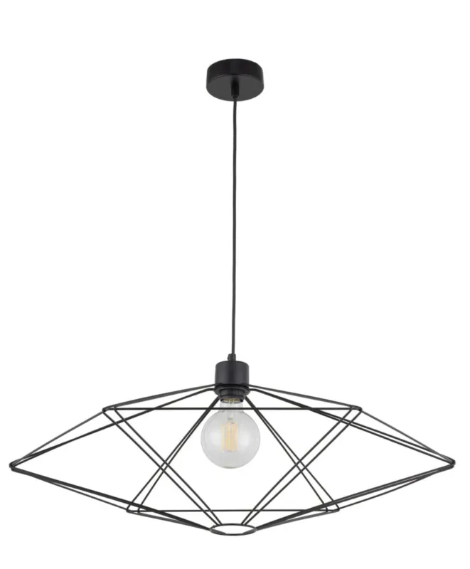 Zniżka Lampa wisząca Vario L Czarny E27 - Sigma