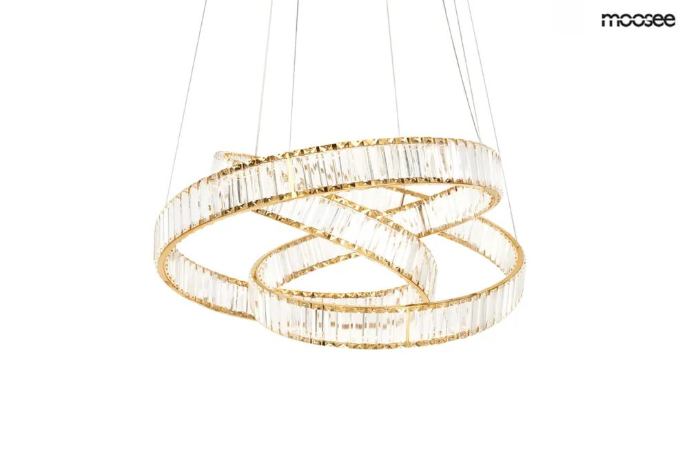 Obniżka ceny Lampa wisząca WAVE 80 złota – Moosee