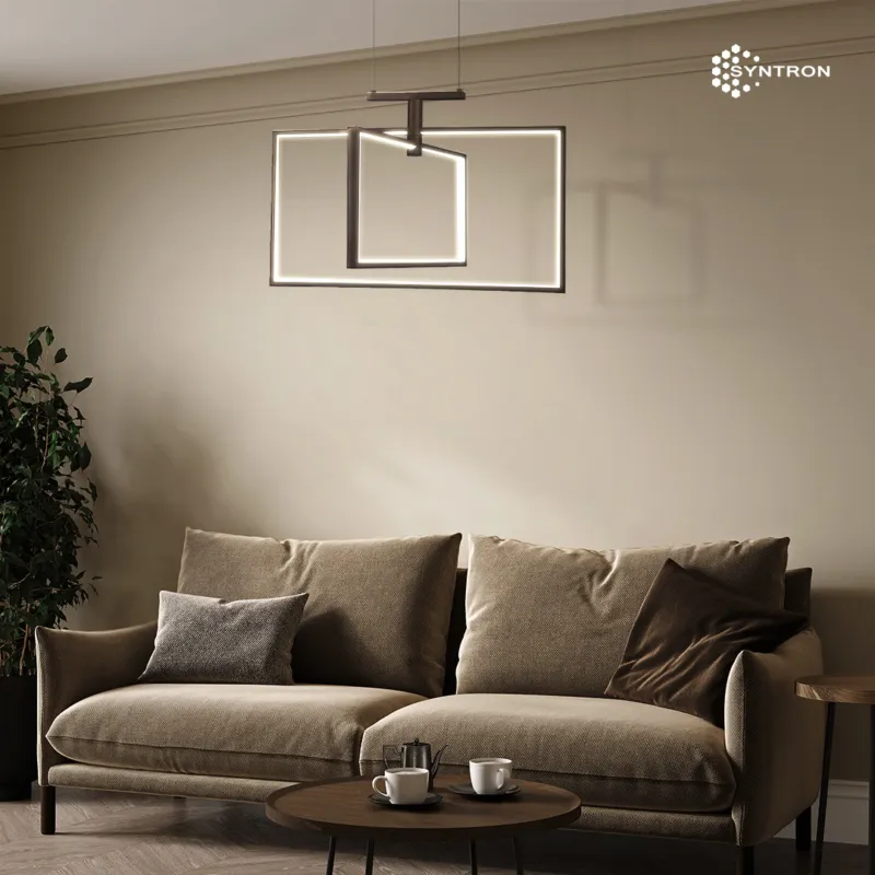 Lampa Wisząca Wisząca Brąz 45W - DomenoLED Ostatnia szansa