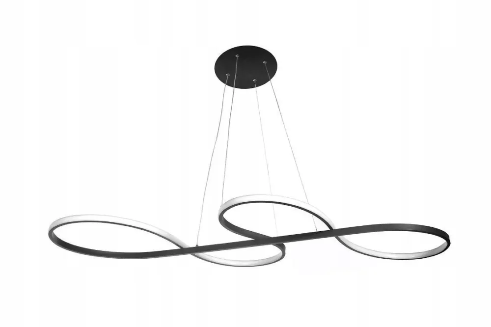 Lampa Wisząca Wisząca Czarny + Klosz Mleczny 60W - DomenoLED Najlepsza cena