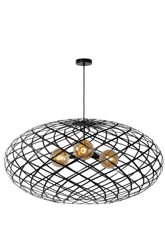 Hit cenowy Lampa wisząca Wolfram czarny E27 21417/99/30 - Lucide