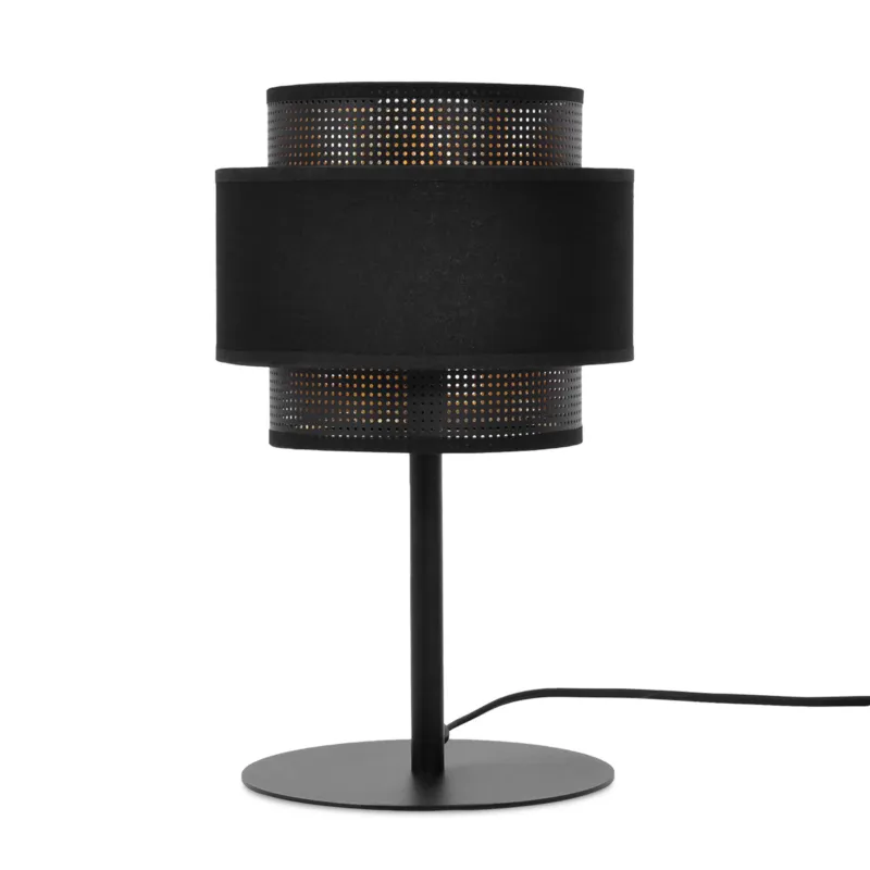 Hit sprzedaży Lampka stołowa AMOS K-5286 Czarny, złoty 1 źr., E27, 15W LED - Kaja