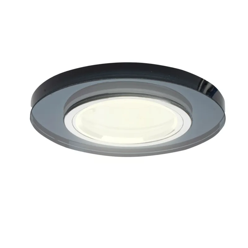 Nowość Oczko sufitowe Szklane EKOS205 czarny E27 - Eko-Light