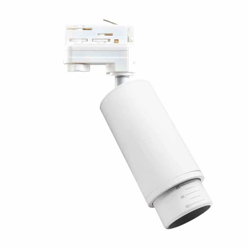 Mica White Zoom Track Light 1Xgu10 - 3 Circuit Milagro Wyprzedaż