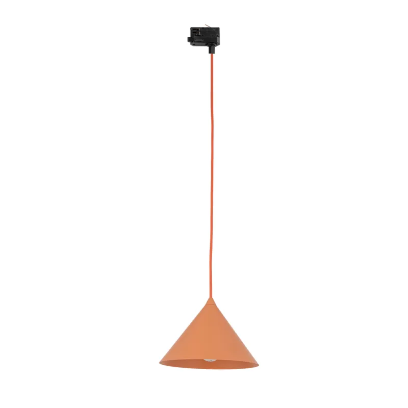 System szynowy Tracer Trójobwodowy Cono Czarny, Pomarańczowy E27 - TK Lighting Zniżka