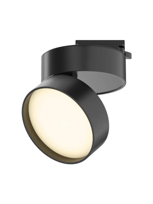 Wybór klientów Szeroki reflektor 120° na szynę 1F Maytoni - czarny ONDA LED 3000K 1370lm 18W - cylindryczny