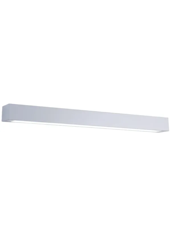 Kinkiet łazienkowy nad szerokie lustro Ibros biały długa belka 120 cm lampa ścienna LED 3000K 18W ciepła barwa Bezpieczna płatność