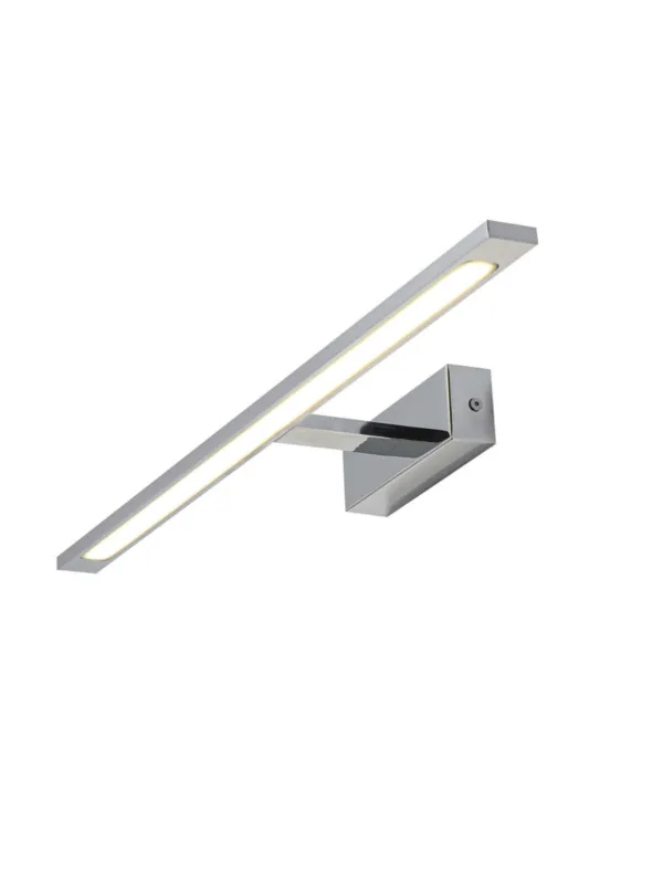 Bezpieczna płatność Kinkiet łazienkowy chrom nad lustro listwa 62 cm LED 20W 3000K ciepła barwa