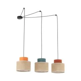 TK LIGHTING 3140 DUO JUTA MIX LAMPA WISZACA 3 Tylko dziś