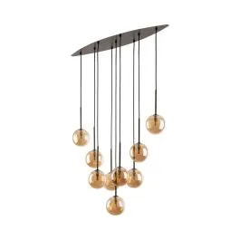 TK LIGHTING 6149 ESTERA BROWN LAMPA WISZĄCA 9 Promocja