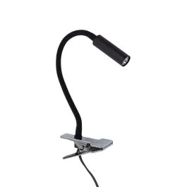 Niska cena TK LIGHTING 16025 LAGOS BLACK KINKIET KLIPS 1