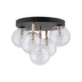 TK LIGHTING 758 NILOS BLACK / GOLD LAMPA SUFITOWA 5PŁ Zniżka