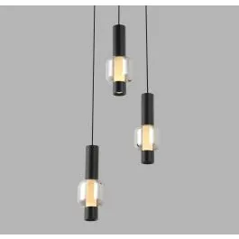AVIANO 6224-0310 RONDA LAMPA WISZACA CZARNY/KLOSZ DYMIONY Wyjątkowa oferta