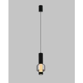 Bestseller AVIANO 6224-0110 RONDA LAMPA WISZACA CZARNY/KLOSZ DYMIONY