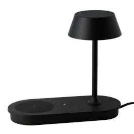 Biurkowa lampka Azzardo z ładowarką FINO AZ5913 / 9W / 3000K / ściemniacz / czarny Super okazja