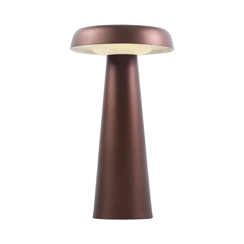 Arcello Bezprzewodowa lampa stołowa z IP54 LED, antracyt, brązowy mosiądz Anthracite, Design For The People Hit cenowy